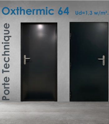 porte métallique thermique
