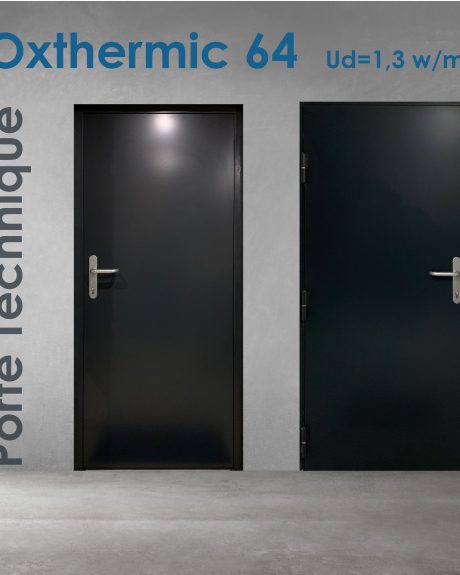 porte métallique thermique