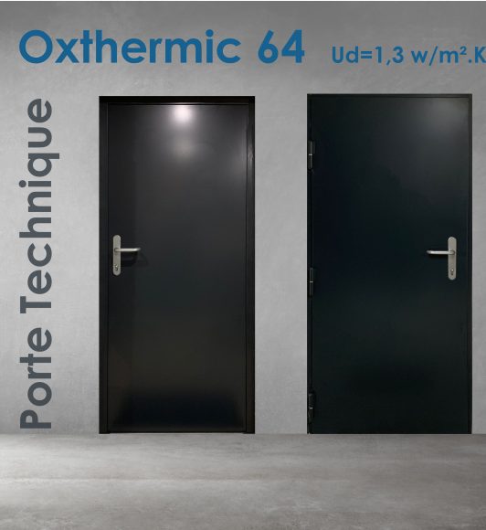 porte métallique thermique