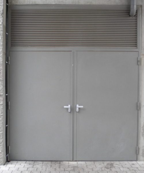 porte métallique